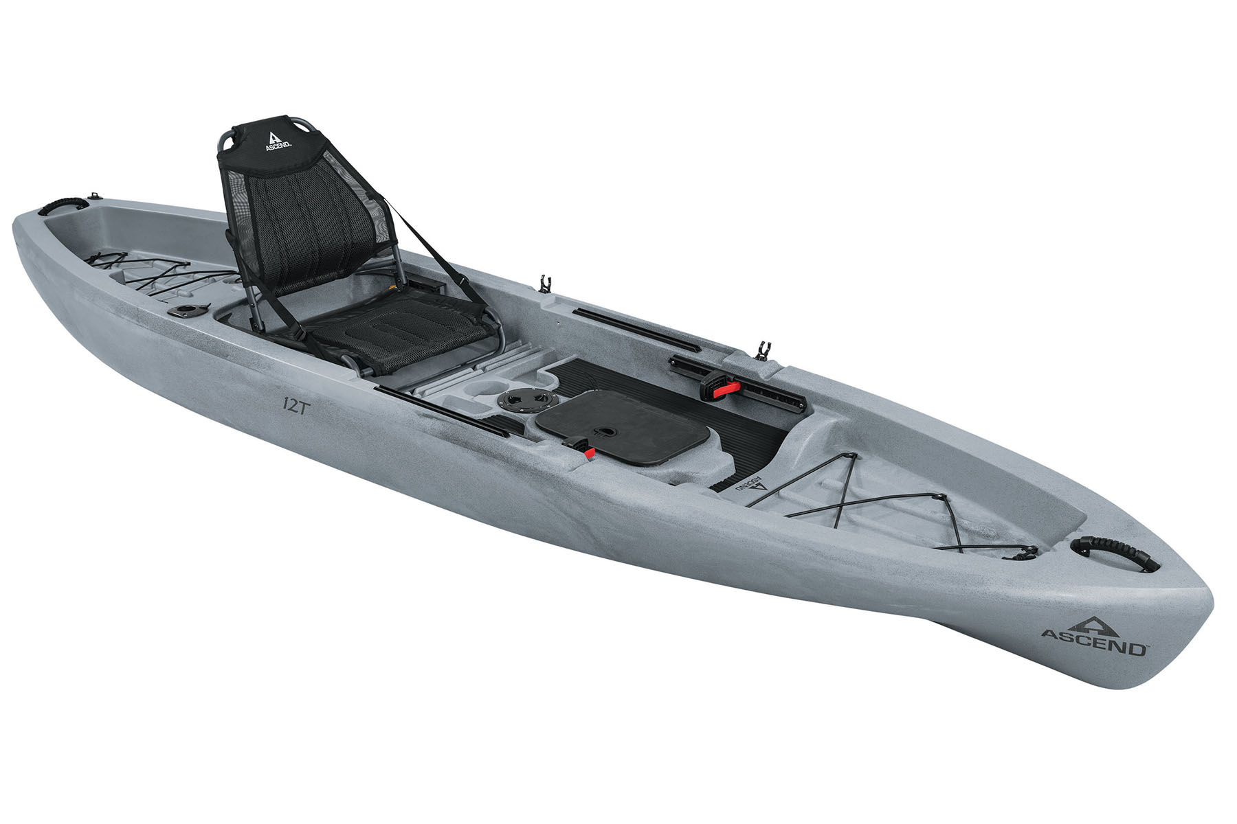 Ascend, 133X Tournament Sit-On-Top Kayak with Yak-Power [Paddling